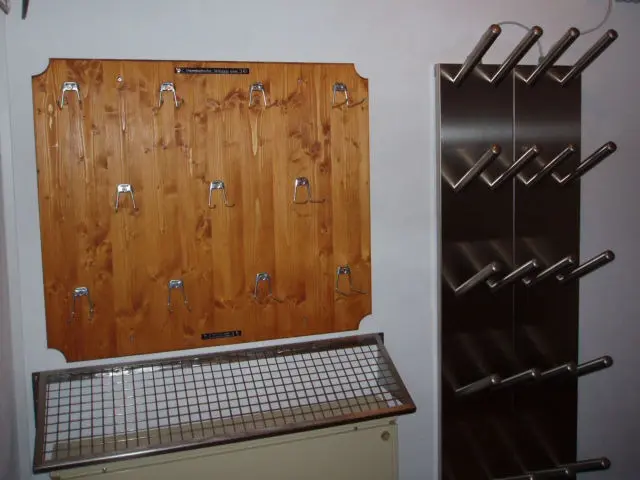 Casa Christine Garfrescha, Schuhtrocknung